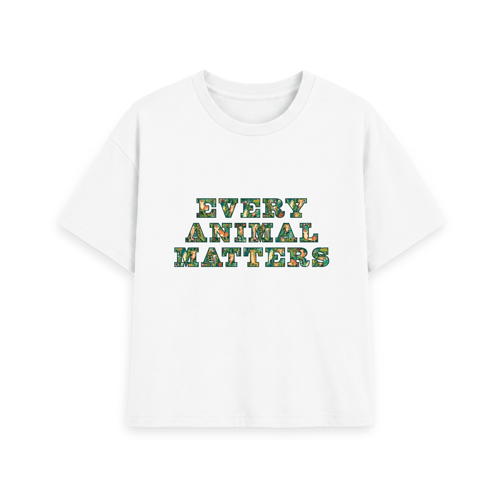 White Printed T-shirt Front
