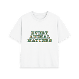 White Printed T-shirt Front
