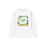 White Printed Kids T-Shirt Front