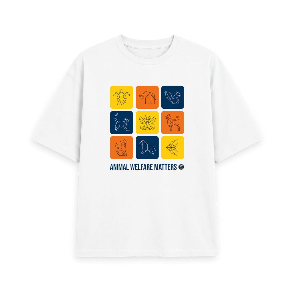 White Printed T-shirt Front