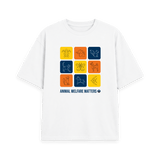 White Printed T-shirt Front