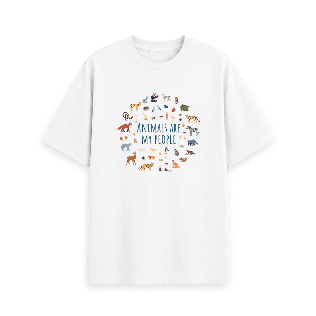 White Printed T-shirt Front