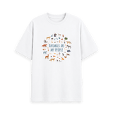 White Printed T-shirt Front