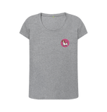 Athletic Grey Printed T-shirt Front