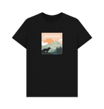 Black Organic Men's Pawesome adventures t-shirt