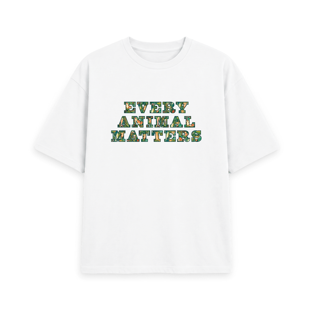 White Printed T-shirt Front