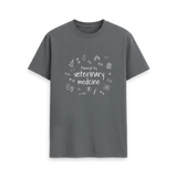 Slate Grey Printed T-shirt Front