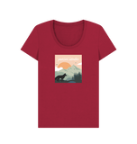 Cherry Organic Ladies Pawsome Adventure T-shirt