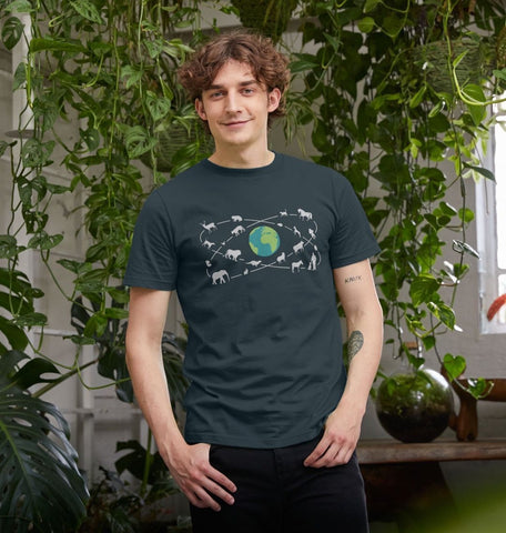 Organic Men's Animals Around the World T-shirt