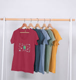 Organic Ladies Animals Around the World T-shirt