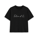 Black Printed T-shirt Front