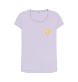 Violet Printed T-shirt Front