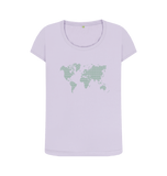 Violet Printed T-shirt Front