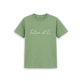 Sage Printed Kids T-Shirt Front