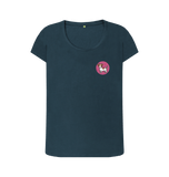 Denim Blue Printed T-shirt Front