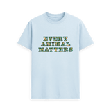 Sky Blue Printed T-shirt Front