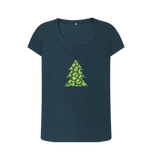 Denim Blue Printed T-shirt Front