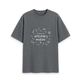 Slate Grey Printed T-shirt Front