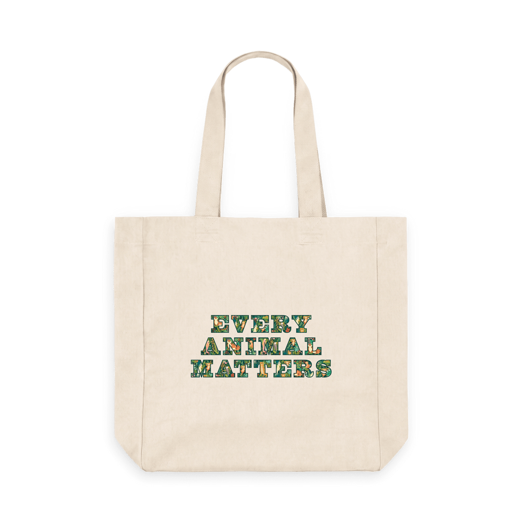 Natural Printed Bag Front