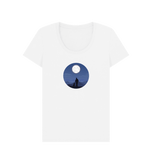 White Printed T-shirt Front