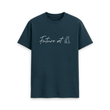 Denim Blue Printed T-shirt Front