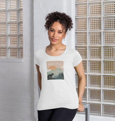 Organic Ladies Pawsome Adventure T-shirt