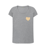 Athletic Grey Printed T-shirt Front