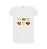 White Printed T-shirt Front