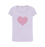 Violet Printed T-shirt Front