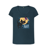 Denim Blue Printed T-shirt Front