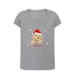 Athletic Grey Printed T-shirt Front
