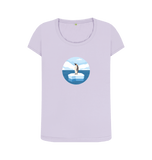 Violet Printed T-shirt Front