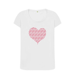 White Printed T-shirt Front
