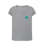 Athletic Grey Printed T-shirt Front