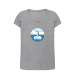 Athletic Grey Printed T-shirt Front