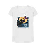 White Printed T-shirt Front
