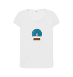 White Printed T-shirt Front