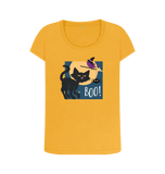 Mustard Printed T-shirt Front