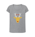 Athletic Grey Printed T-shirt Front