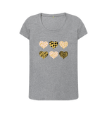 Athletic Grey Printed T-shirt Front