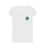 White Printed T-shirt Front