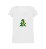 White Printed T-shirt Front