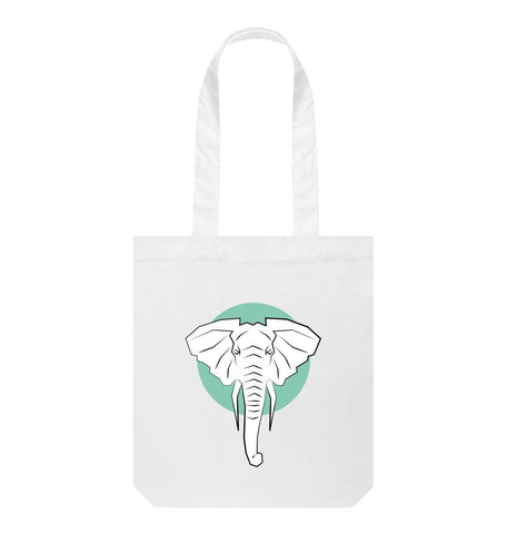 White Elephant Tote Bag